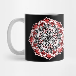 Spooky Christmas Mandala Mug